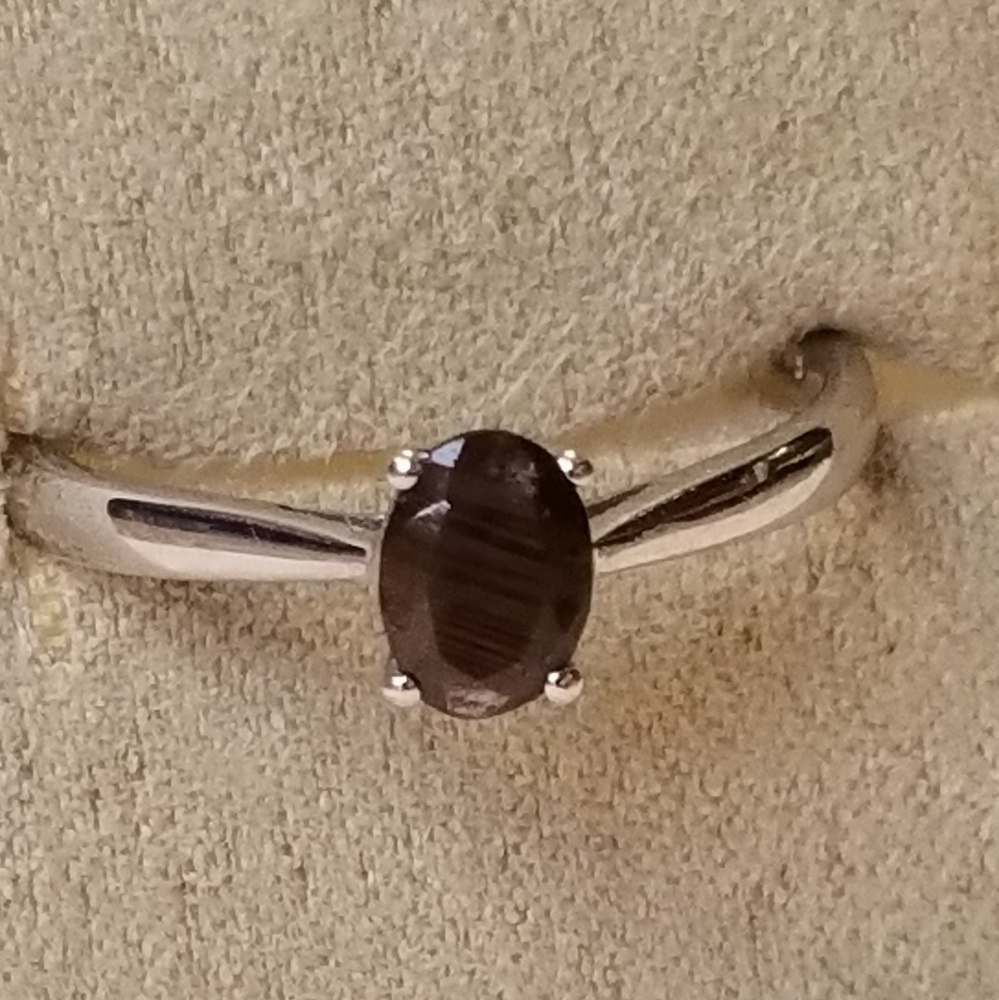 NEW 1 Carat Rare CHOCOLATE SAPPHIRE Solitaire Ring